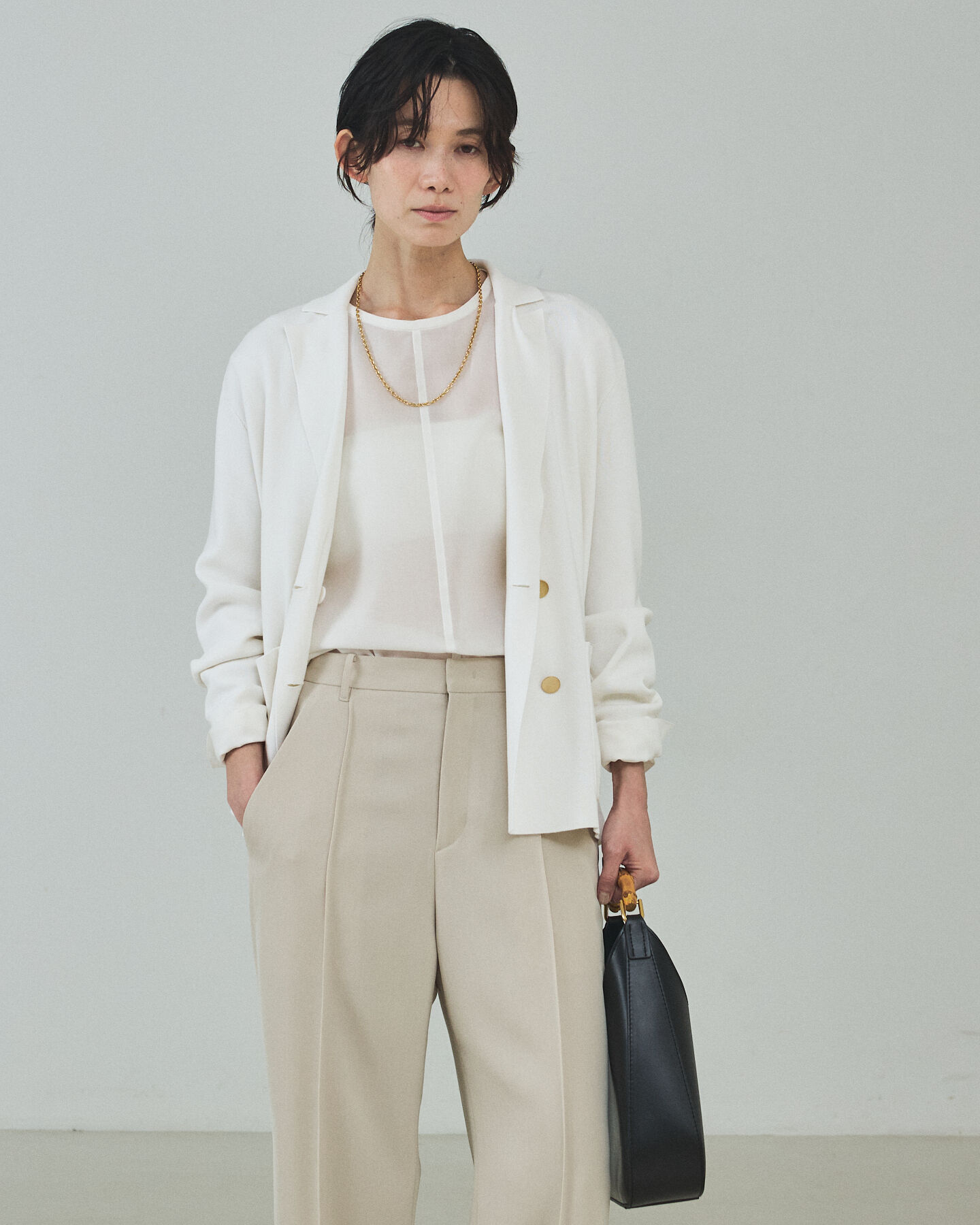 qualite「ニットテーラードジャケット」|その他|