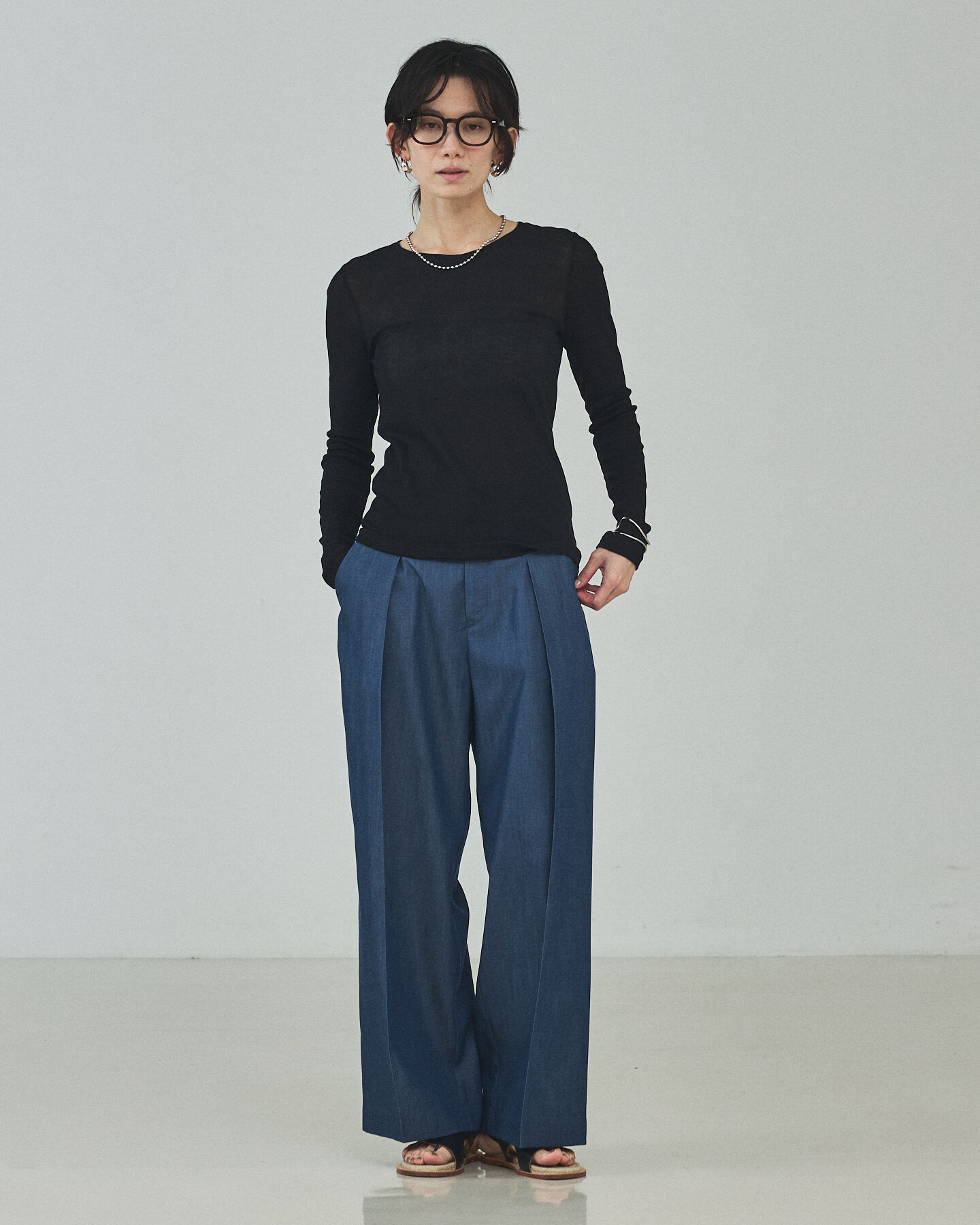 qualite「シアーテレコロングスリーブT」|Tシャツ・カットソー|