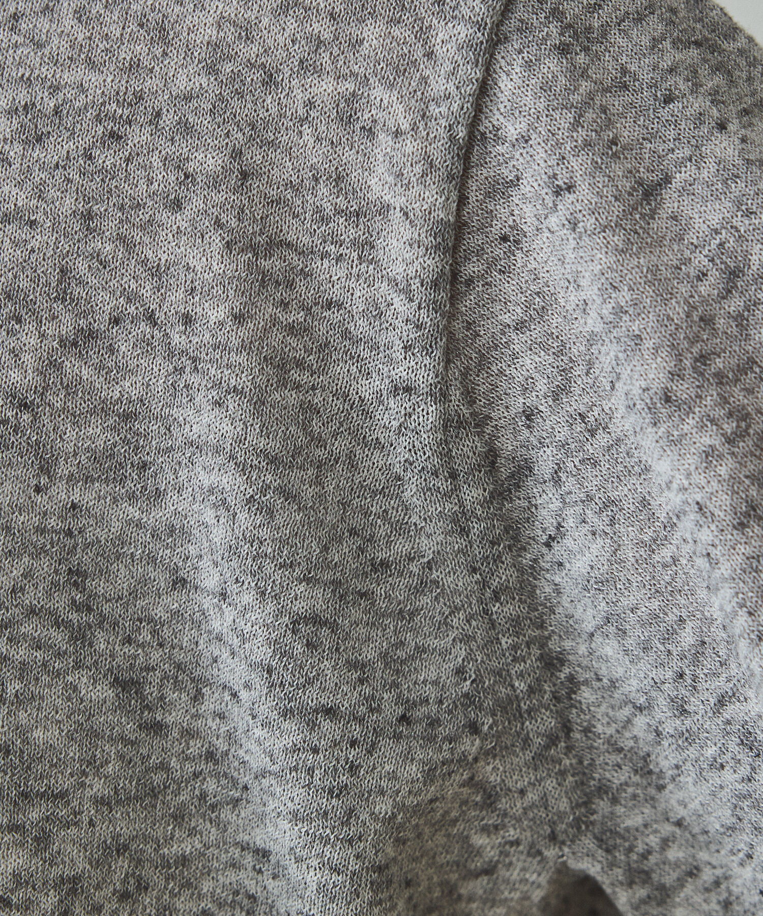 qualite「シアーミックスニットプルオーバー」|Tシャツ・カットソー|