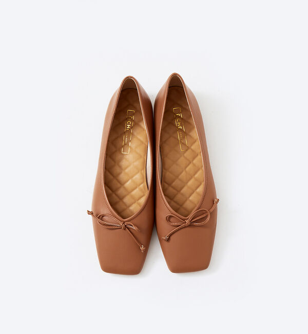 AU BANNISTER「【最高バレエ】スクエアトゥ バレエシューズ」|バレエシューズ|