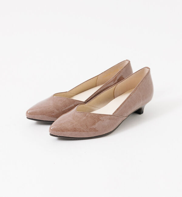 AU BANNISTER「【販売店舗限定】晴雨兼用Vカットパンプス」|パンプス|ベージュ