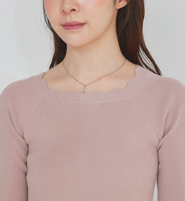 SELFIST「マルチWAYフリル付ニット」|ニット・セーター|