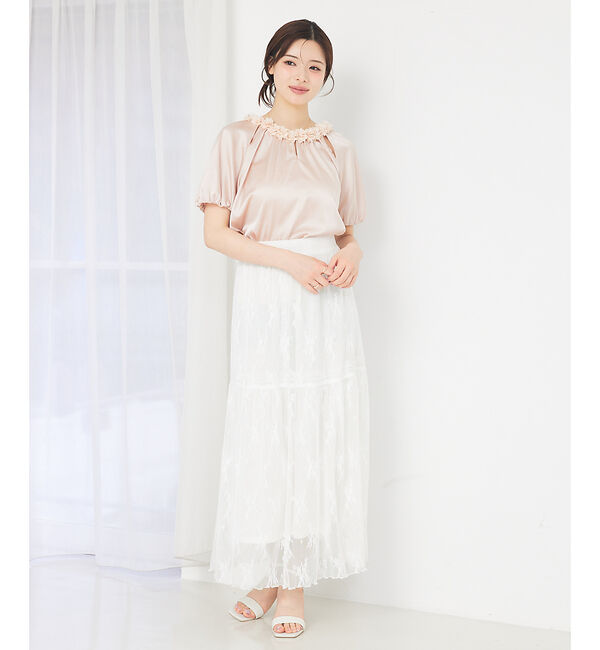 SELFIST「フラワーモチーフブラウス」|シャツ・ブラウス|