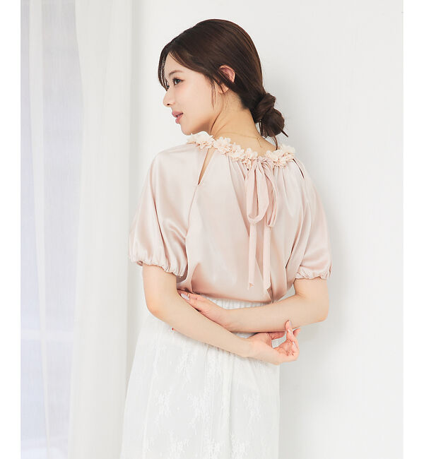 SELFIST「フラワーモチーフブラウス」|シャツ・ブラウス|