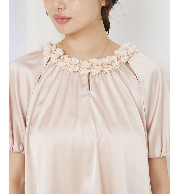 SELFIST「フラワーモチーフブラウス」|シャツ・ブラウス|