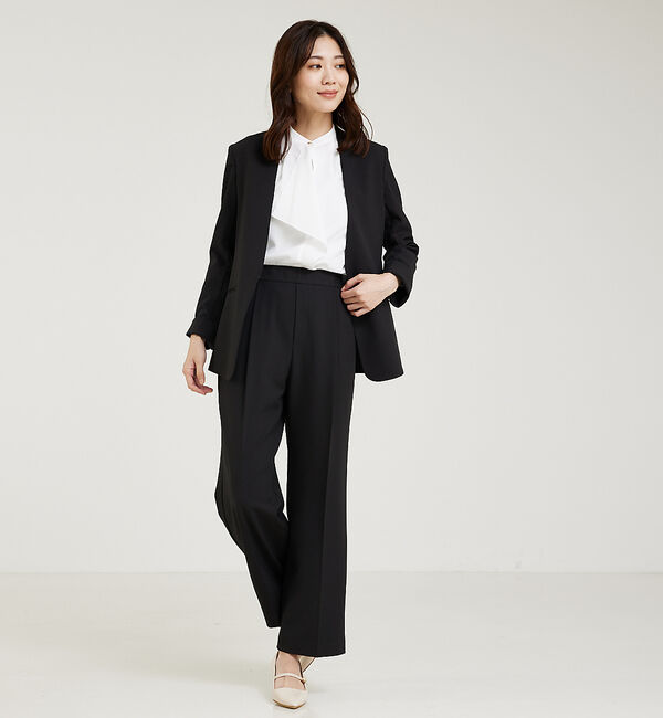 abahouse mavie「【WEB Domani掲載】【エニデイカセット】ノーカラージャケット」|ノーカラージャケット|