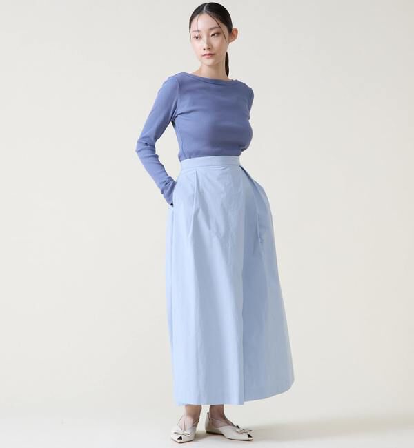 TIARA「バックオープンリブTシャツ」|Tシャツ・カットソー|