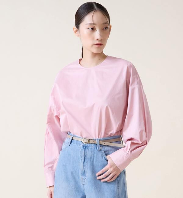 TIARA「タックスリーブプルオーバー」|シャツ・ブラウス|