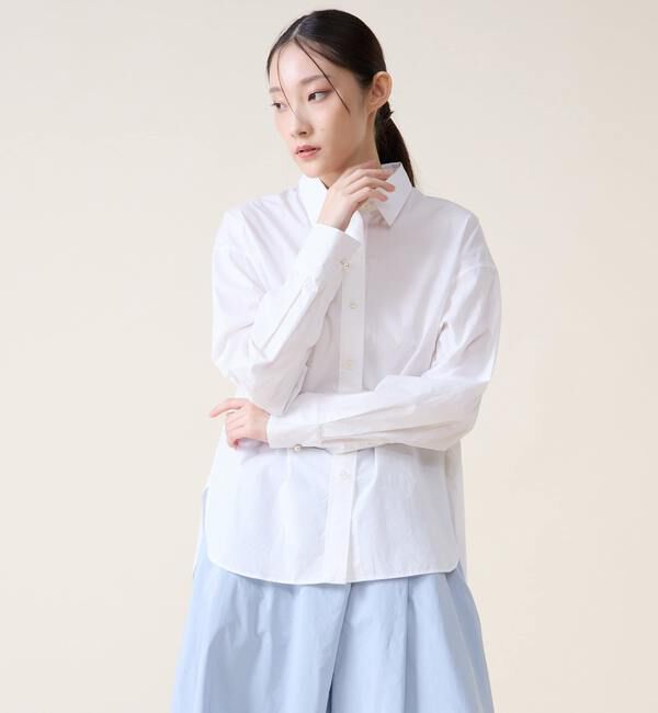 TIARA「パールカフスシャツ」|シャツ・ブラウス|