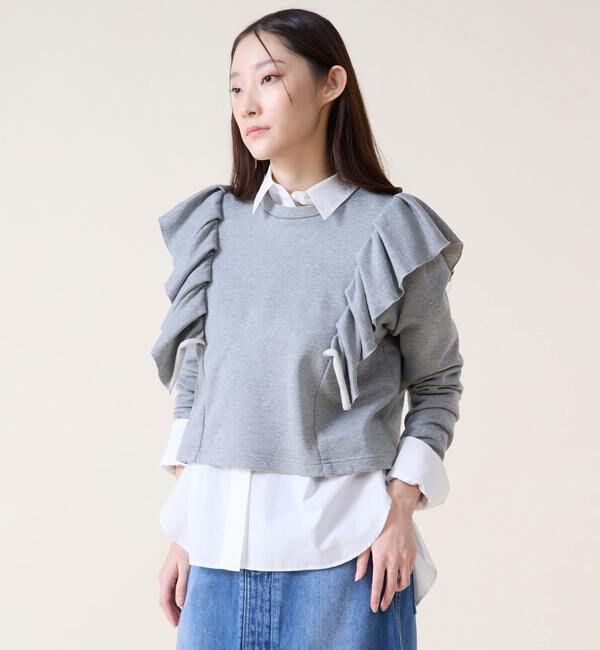 TIARA「パールカフスシャツ」|シャツ・ブラウス|