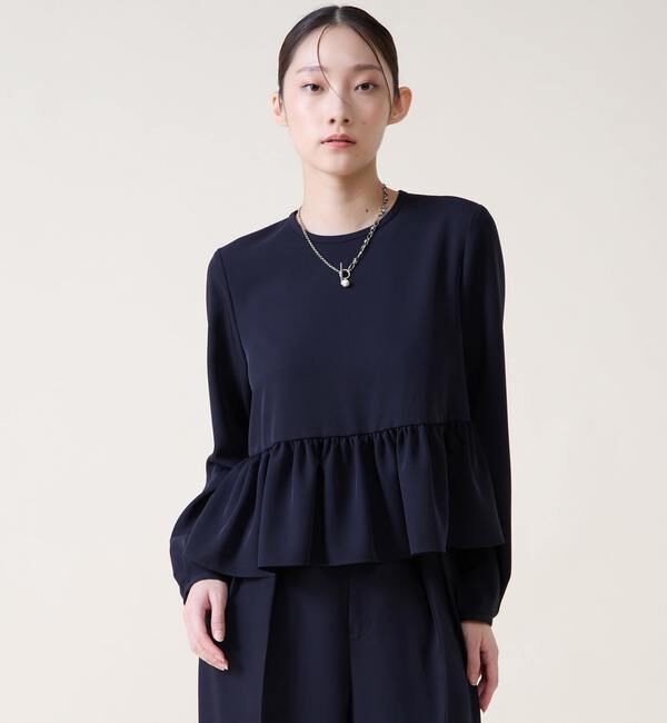 TIARA「ペプラムブラウス」|シャツ・ブラウス|