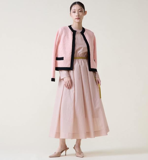 TIARA「ロングスリーブフレアワンピース」|ワンピース|