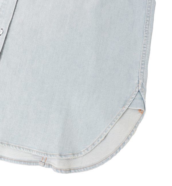 TIARA「【HEALTHY DENIM/ヘルシーデニム】デニムシャツ（Almond）」|シャツ・ブラウス|
