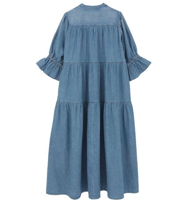 TIARA「【HEALTHY DENIM/ヘルシーデニム】デニムワンピース（Papaya）」|ワンピース|