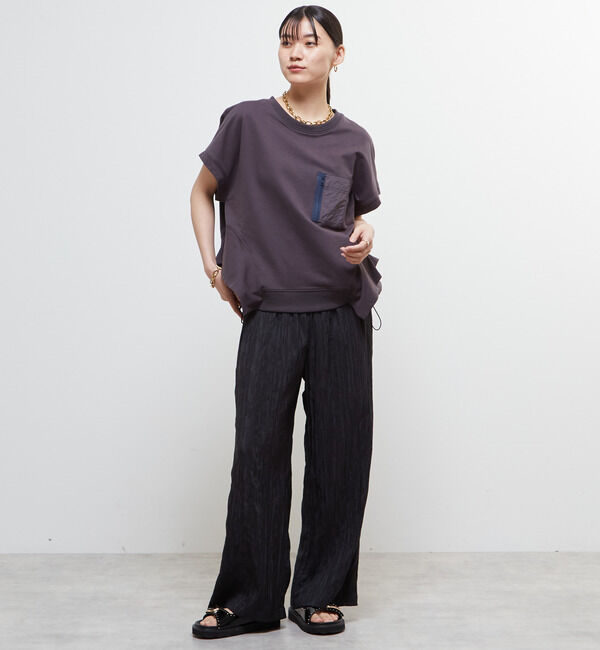 Soffitto「シワ加工セミフレアパンツ」|その他|
