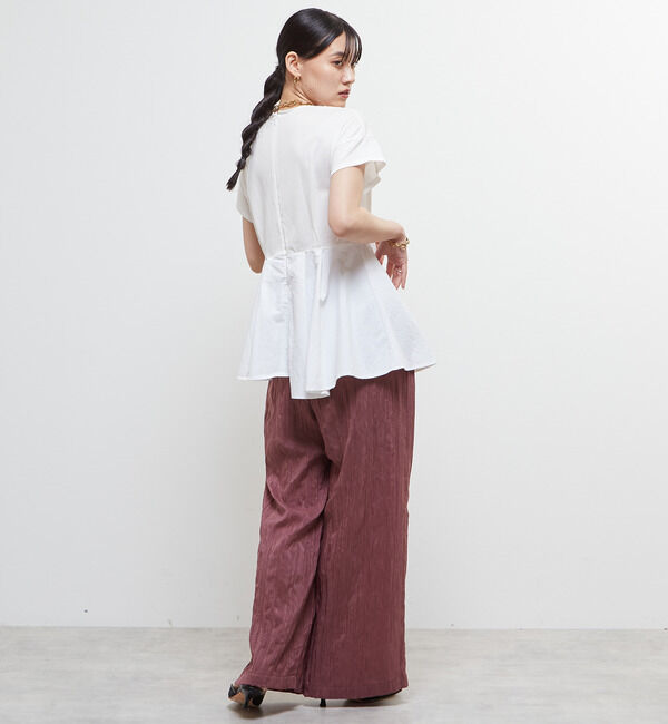 Soffitto「シワ加工セミフレアパンツ」|その他|