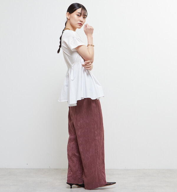 Soffitto「シワ加工セミフレアパンツ」|その他|