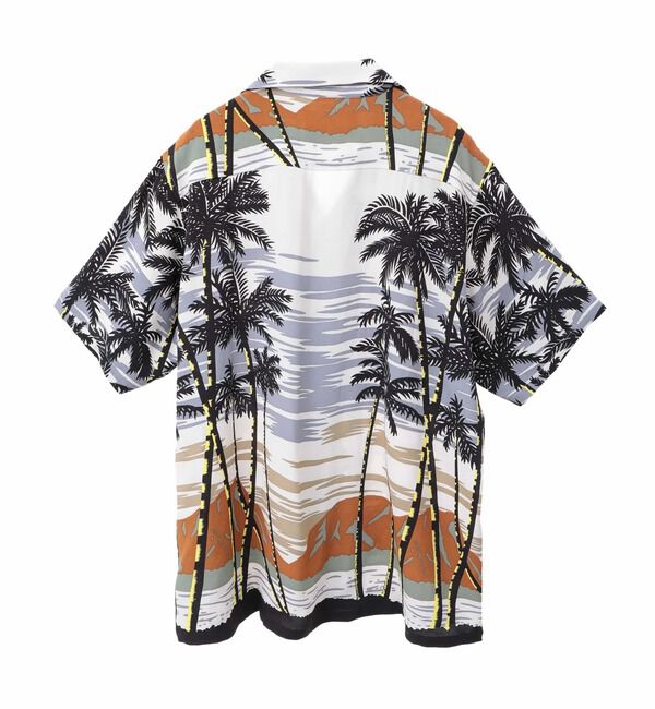 A_「【NOMARHYTHM TEXTILE/ノーマリズム テキスタイル】Palm Tree Summer Shirt」|シャツ・ブラウス|