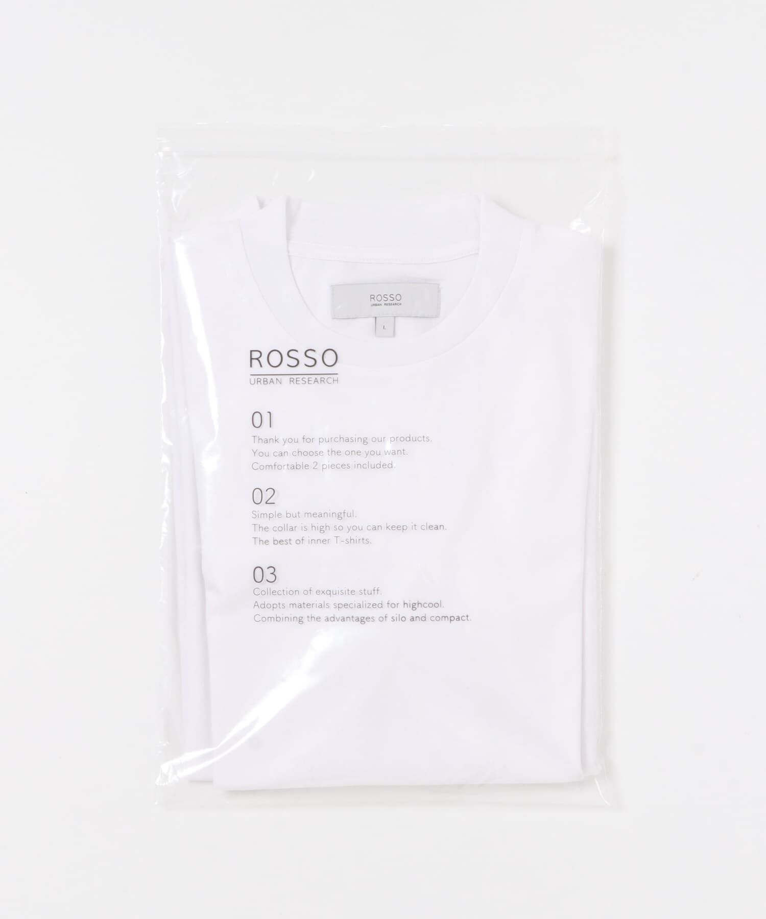 URBAN RESEARCH ROSSO「『WEB限定』『XLサイズあり』吸湿速乾 2PACK T-SHIRTS」|Tシャツ・カットソー|
