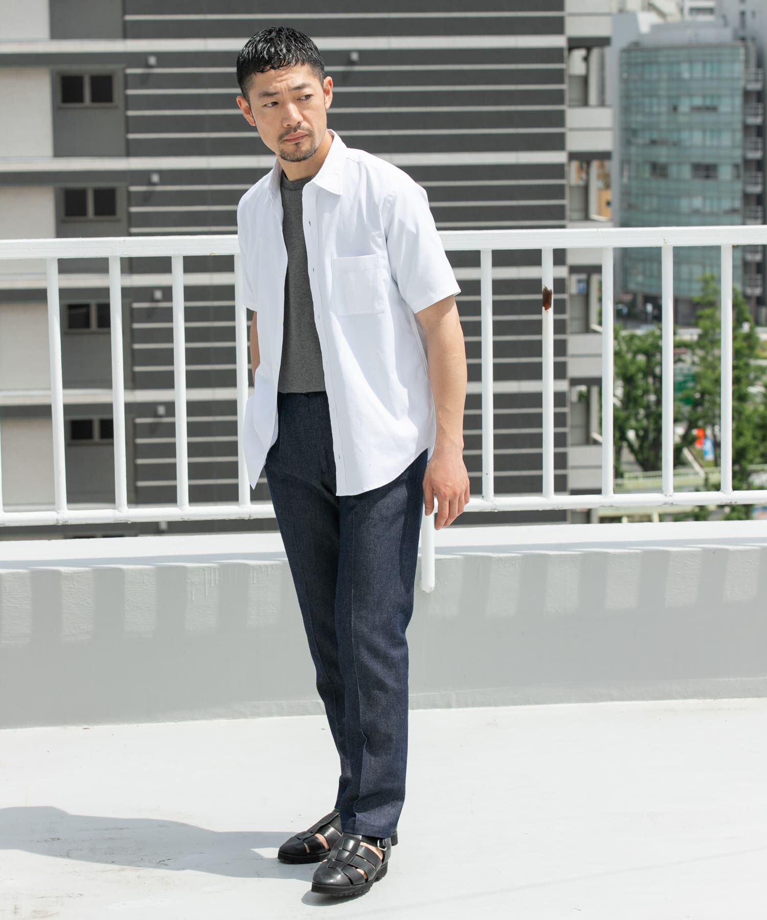 URBAN RESEARCH ROSSO「『防ｼﾜ』『XLｻｲｽﾞあり』ﾊｲﾊﾟﾌｫｰﾏﾝｽﾘﾈﾝﾚｷﾞｭﾗｰ  」|シャツ・ブラウス|