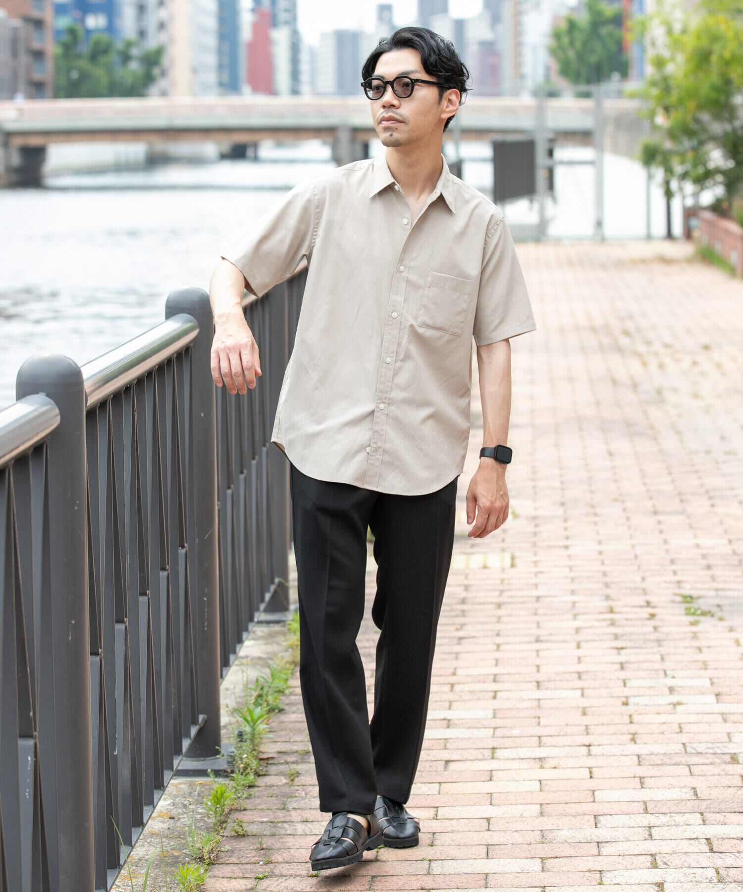 URBAN RESEARCH ROSSO「『防ｼﾜ』『XLｻｲｽﾞあり』ﾊｲﾊﾟﾌｫｰﾏﾝｽﾘﾈﾝﾚｷﾞｭﾗｰ  」|シャツ・ブラウス|