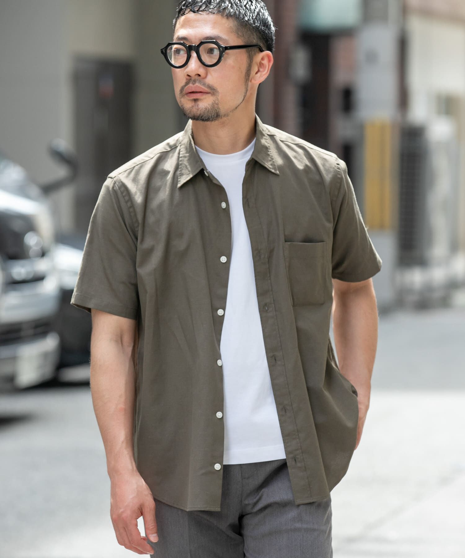 URBAN RESEARCH ROSSO「『防ｼﾜ』『XLｻｲｽﾞあり』ﾊｲﾊﾟﾌｫｰﾏﾝｽﾘﾈﾝﾚｷﾞｭﾗｰ  」|シャツ・ブラウス|