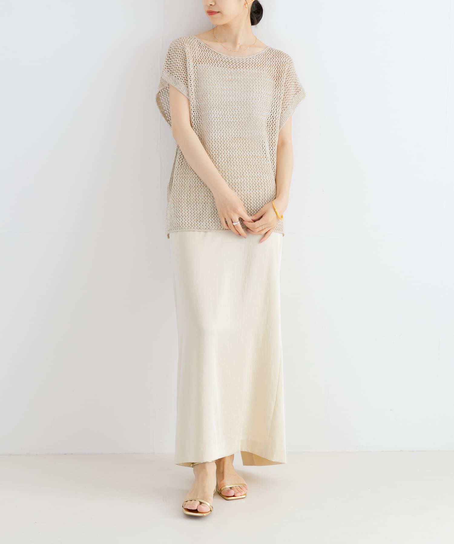 URBAN RESEARCH「メランジメッシュニット」|ニット・セーター|