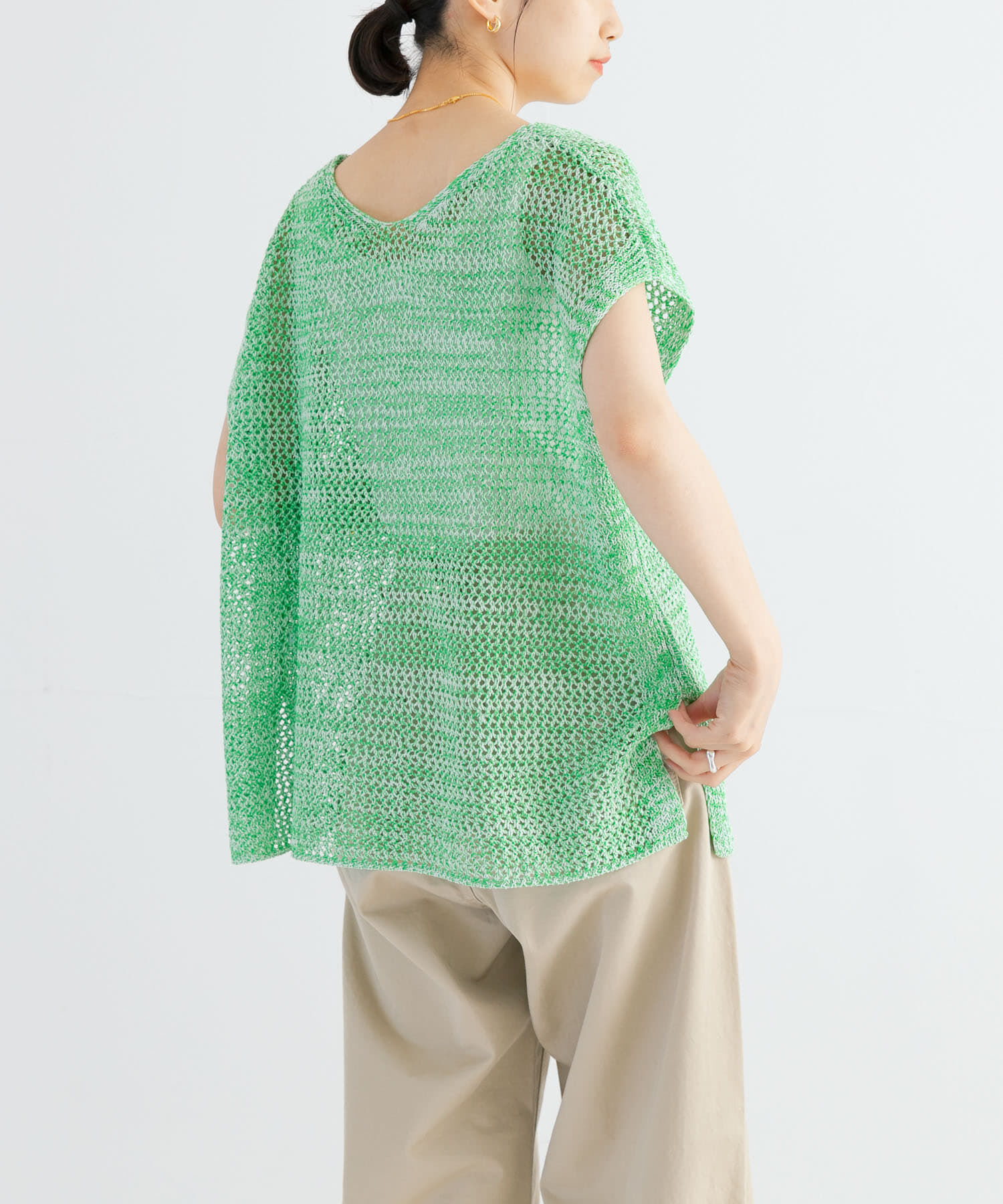 URBAN RESEARCH「メランジメッシュニット」|ニット・セーター|