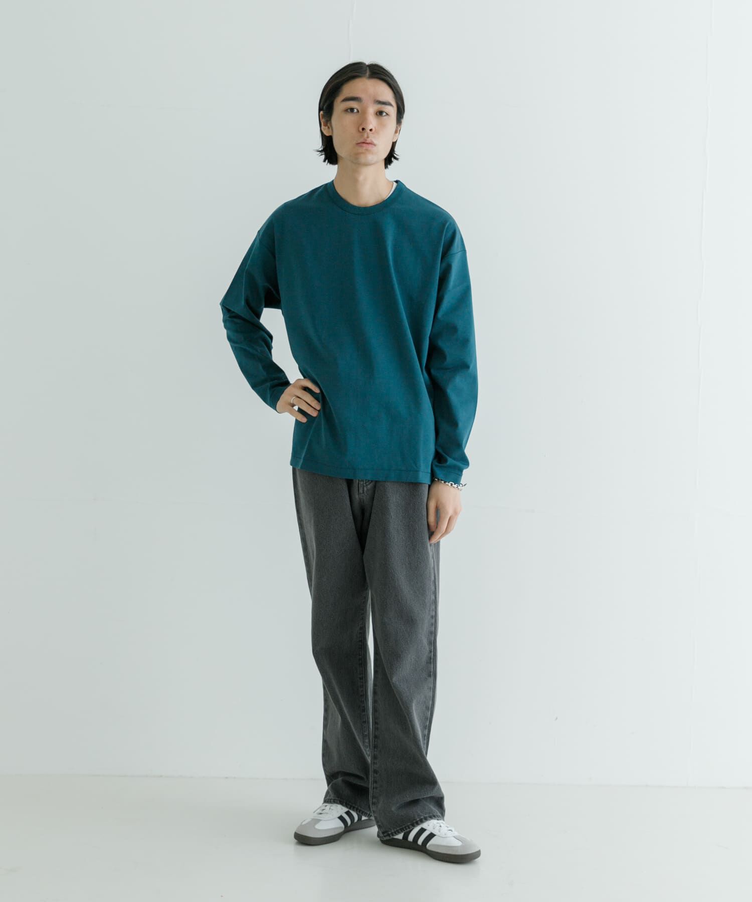 URBAN RESEARCH「コットンナイロンスムージーロングスリーブ」|Tシャツ・カットソー|