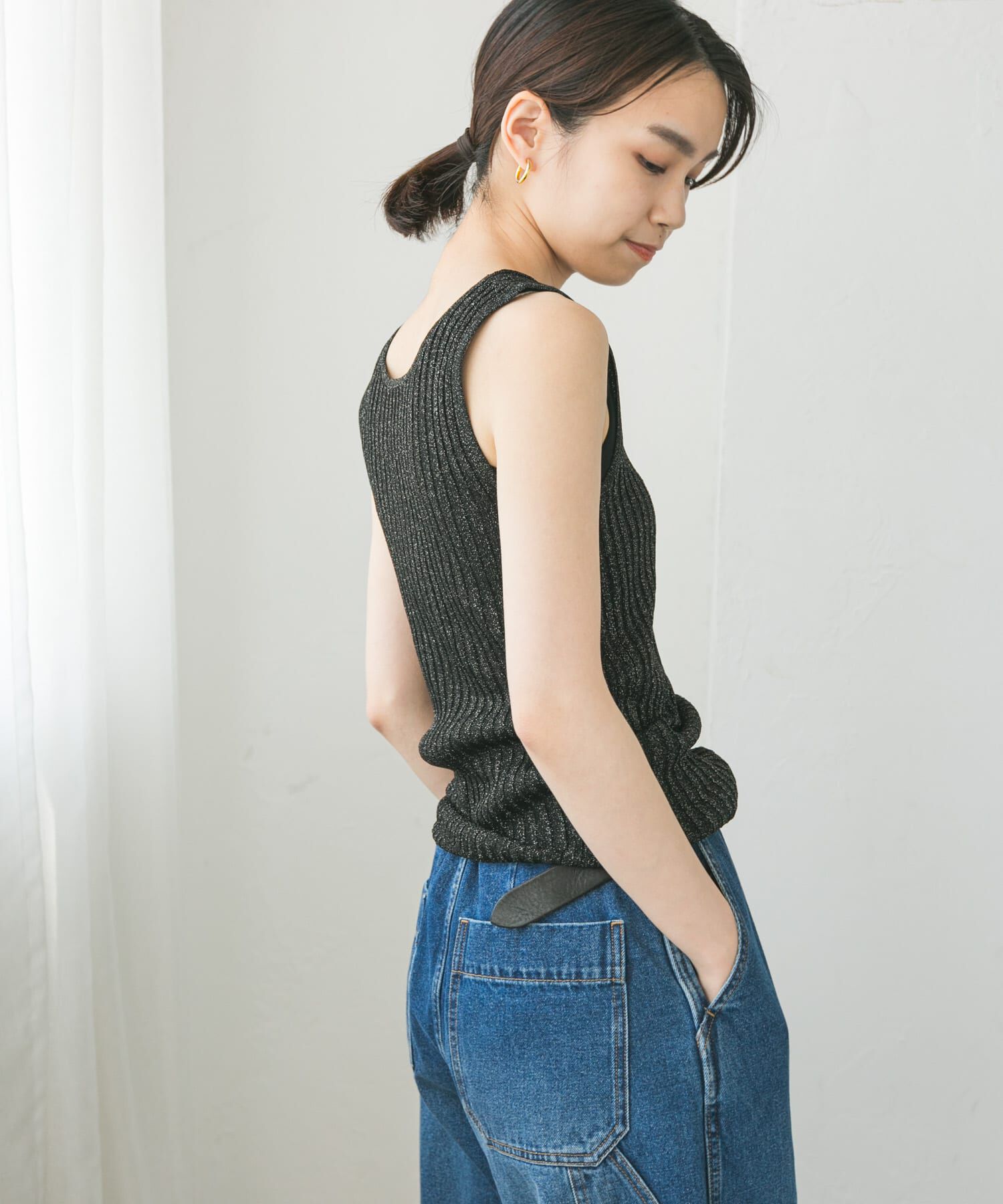 URBAN RESEARCH「ハイゲージラメタンクトップ」|タンクトップ|