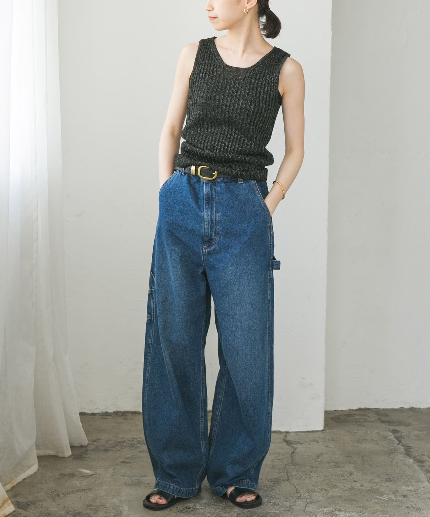 URBAN RESEARCH「ハイゲージラメタンクトップ」|タンクトップ|