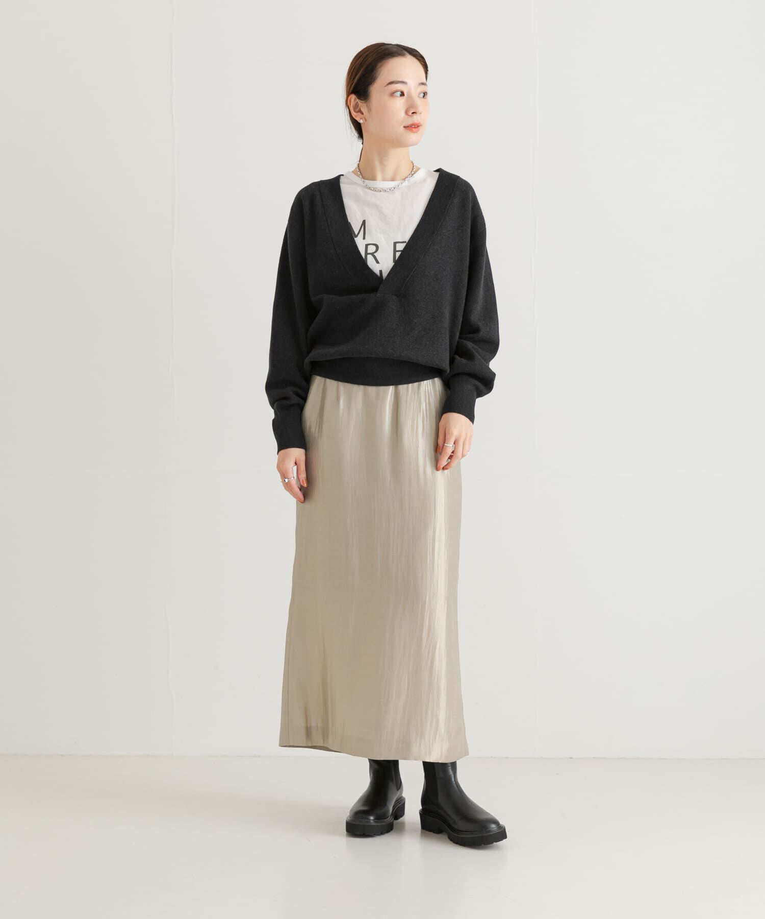 URBAN RESEARCH「シャイニースカート」|スカート|