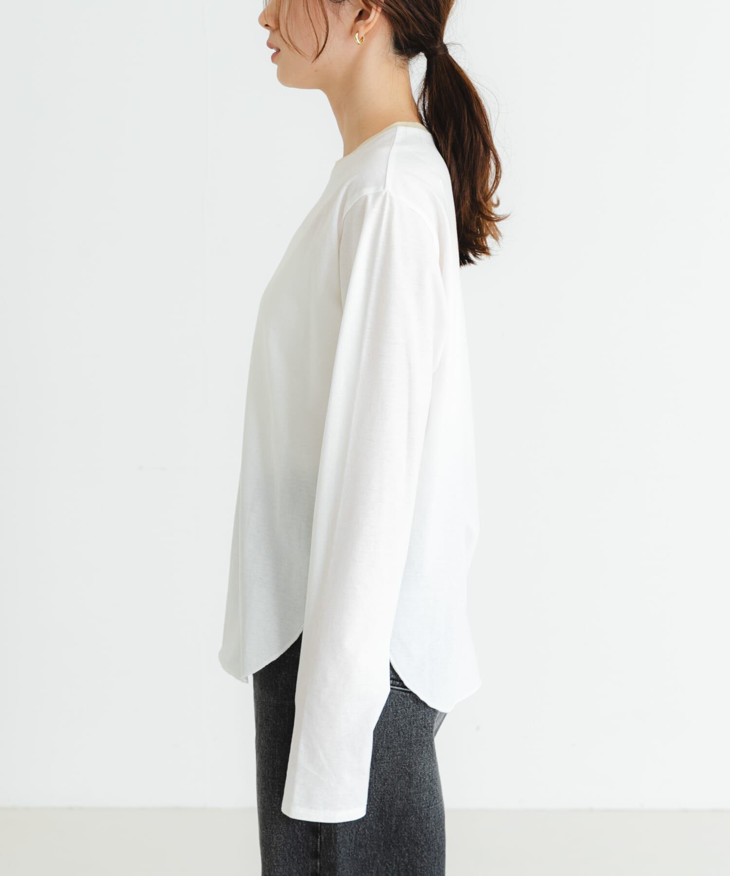 URBAN RESEARCH「『MADE IN JAPAN』リンガーロングスリーブカットソー」|Tシャツ・カットソー|