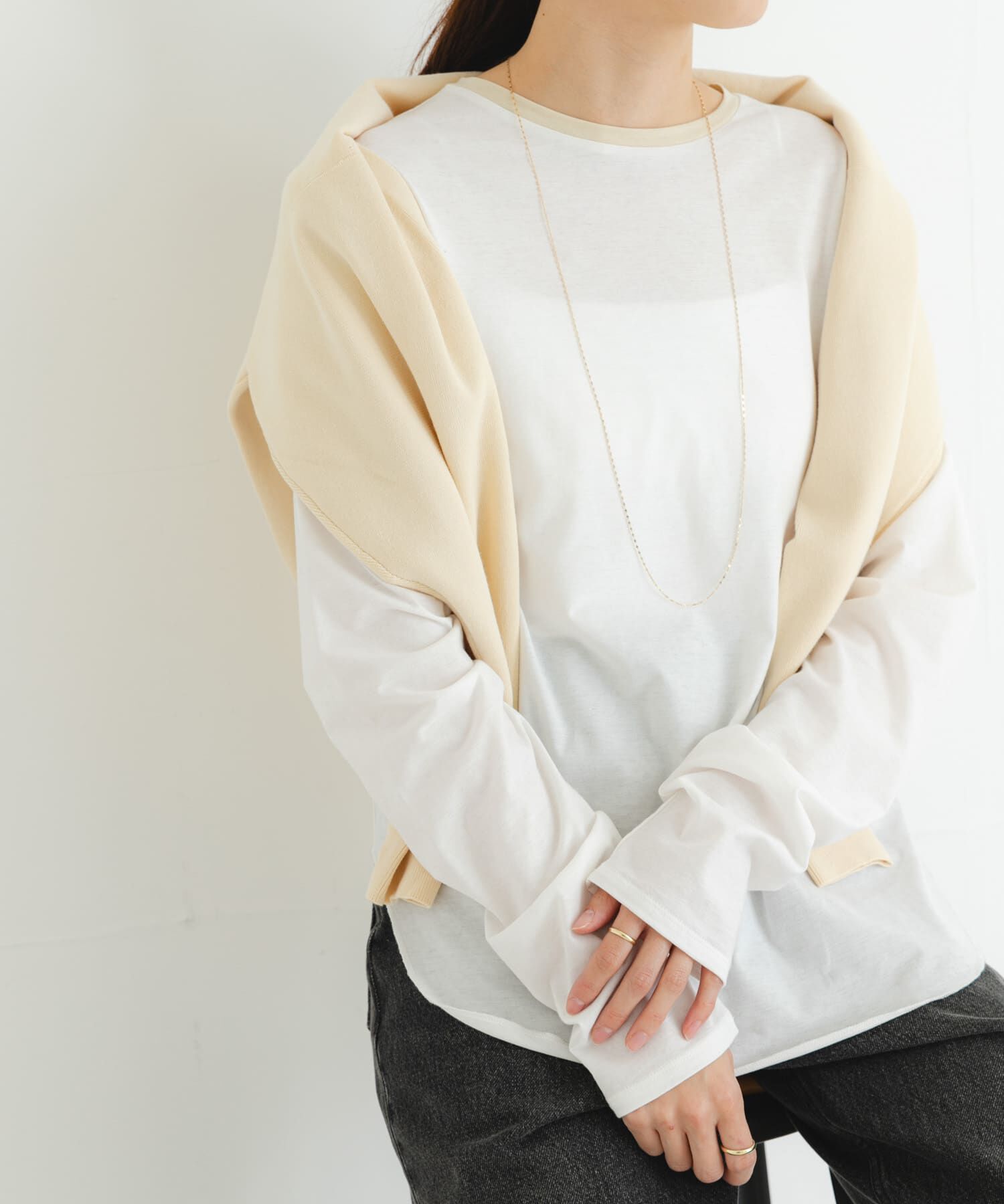 URBAN RESEARCH「『MADE IN JAPAN』リンガーロングスリーブカットソー」|Tシャツ・カットソー|