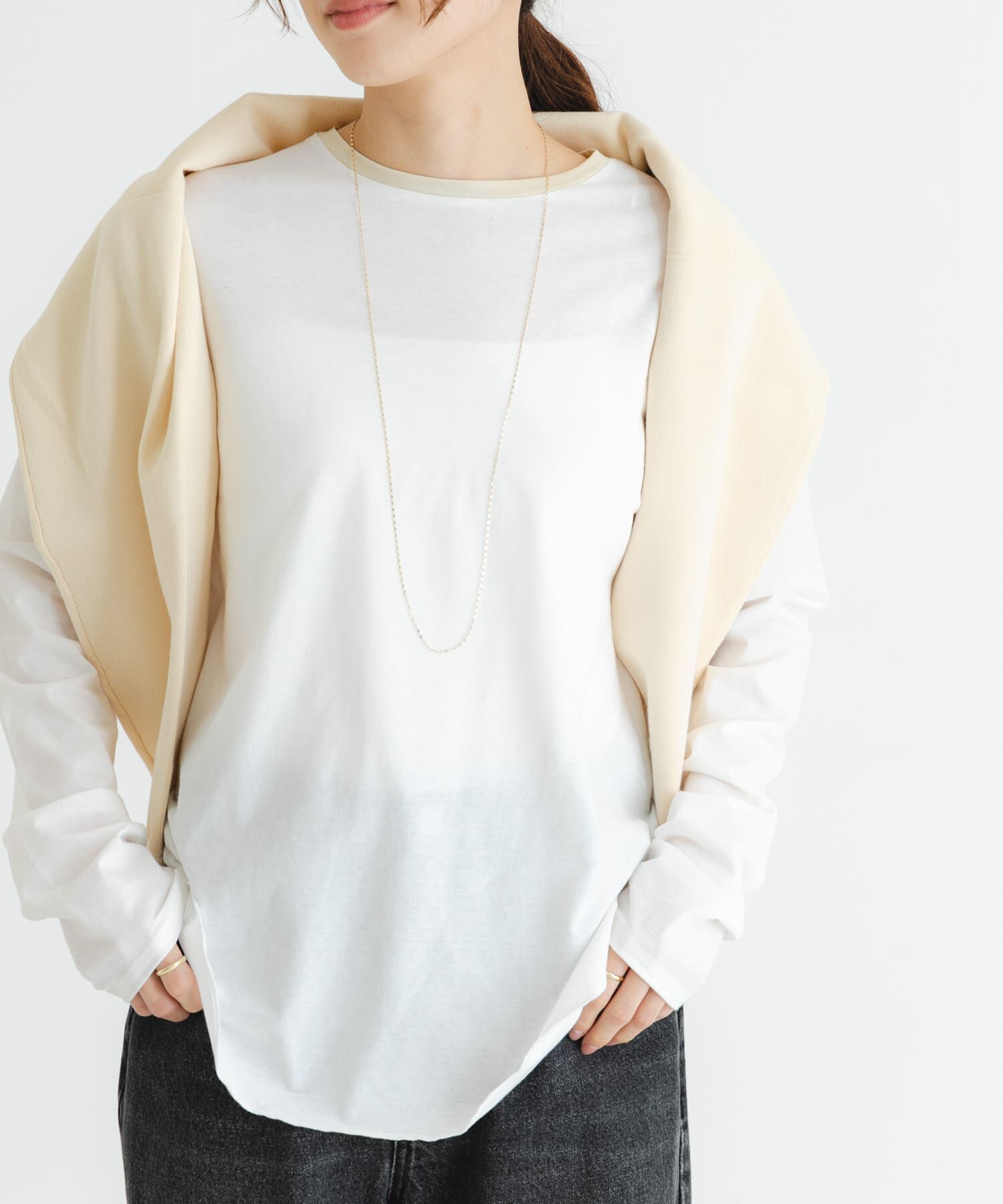 URBAN RESEARCH「『MADE IN JAPAN』リンガーロングスリーブカットソー」|Tシャツ・カットソー|