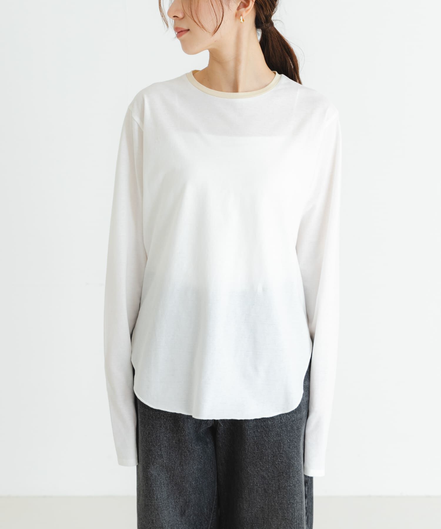 URBAN RESEARCH「『MADE IN JAPAN』リンガーロングスリーブカットソー」|Tシャツ・カットソー|