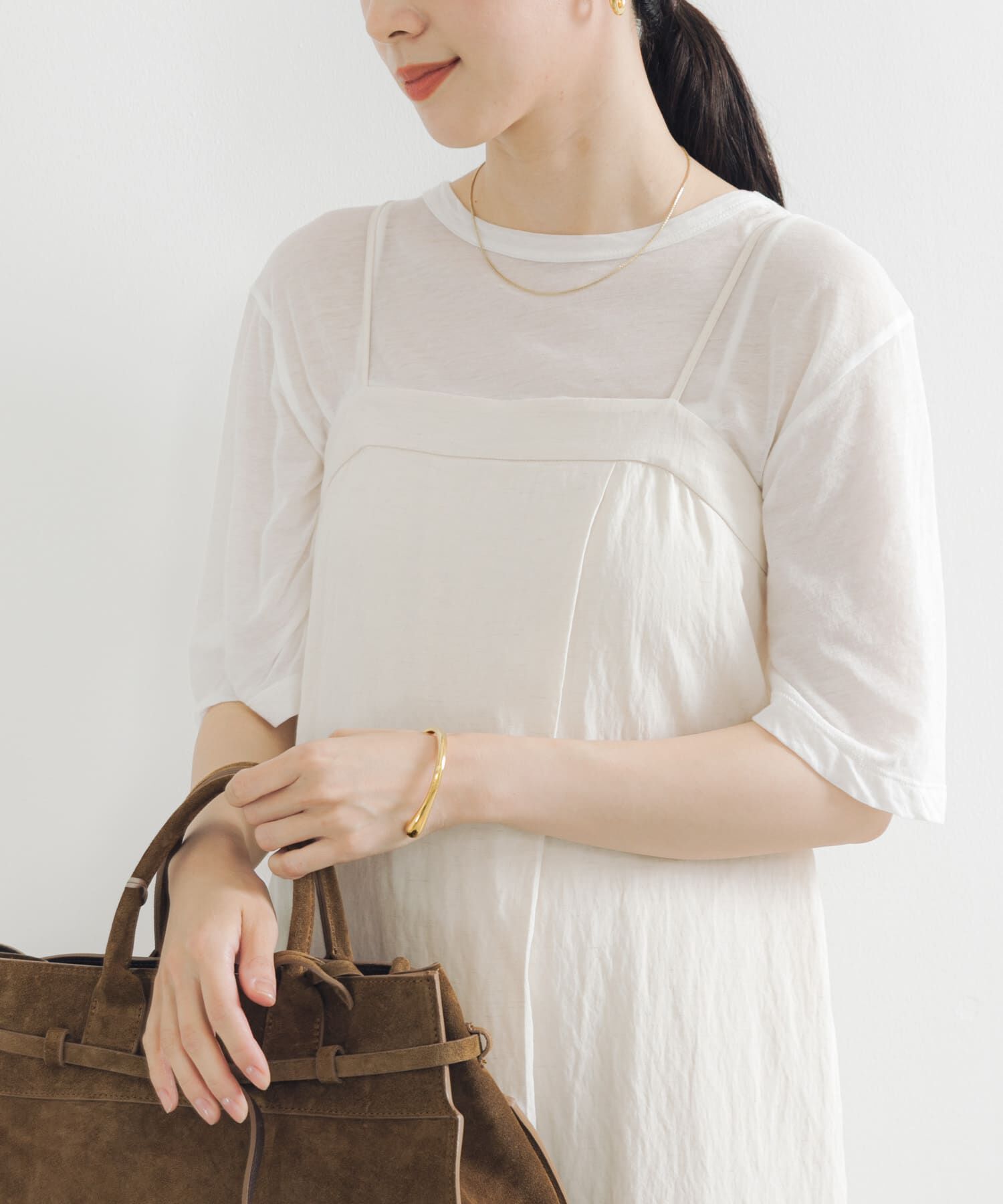 URBAN RESEARCH「new basic　ドライツイストシアーTシャツ」|Tシャツ・カットソー|ホワイト