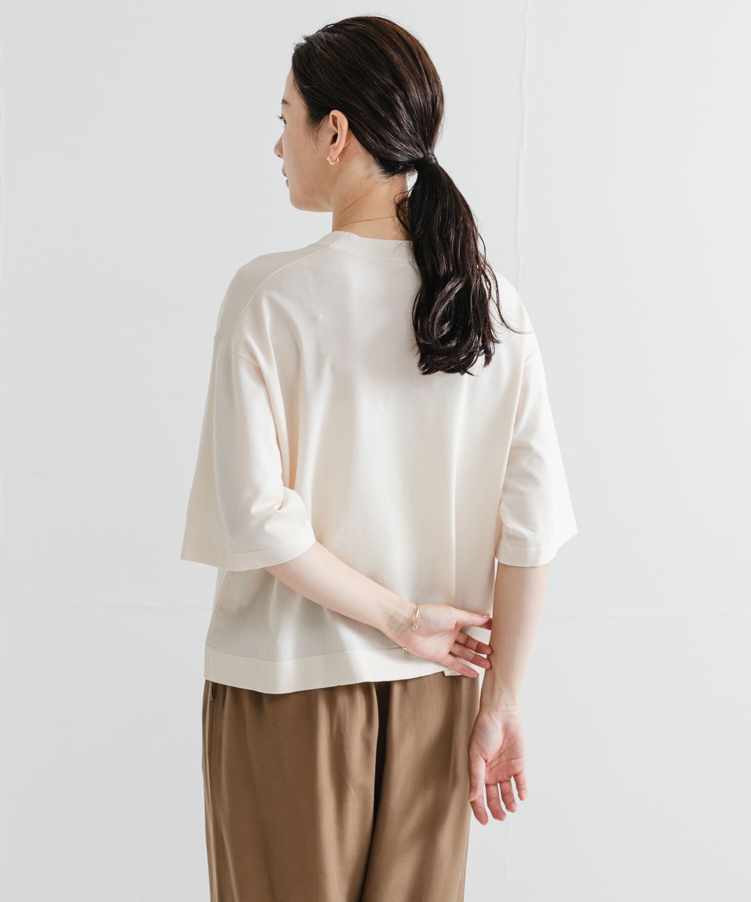 URBAN RESEARCH「ドライタッチハイゲージニットTシャツ」|Tシャツ・カットソー|