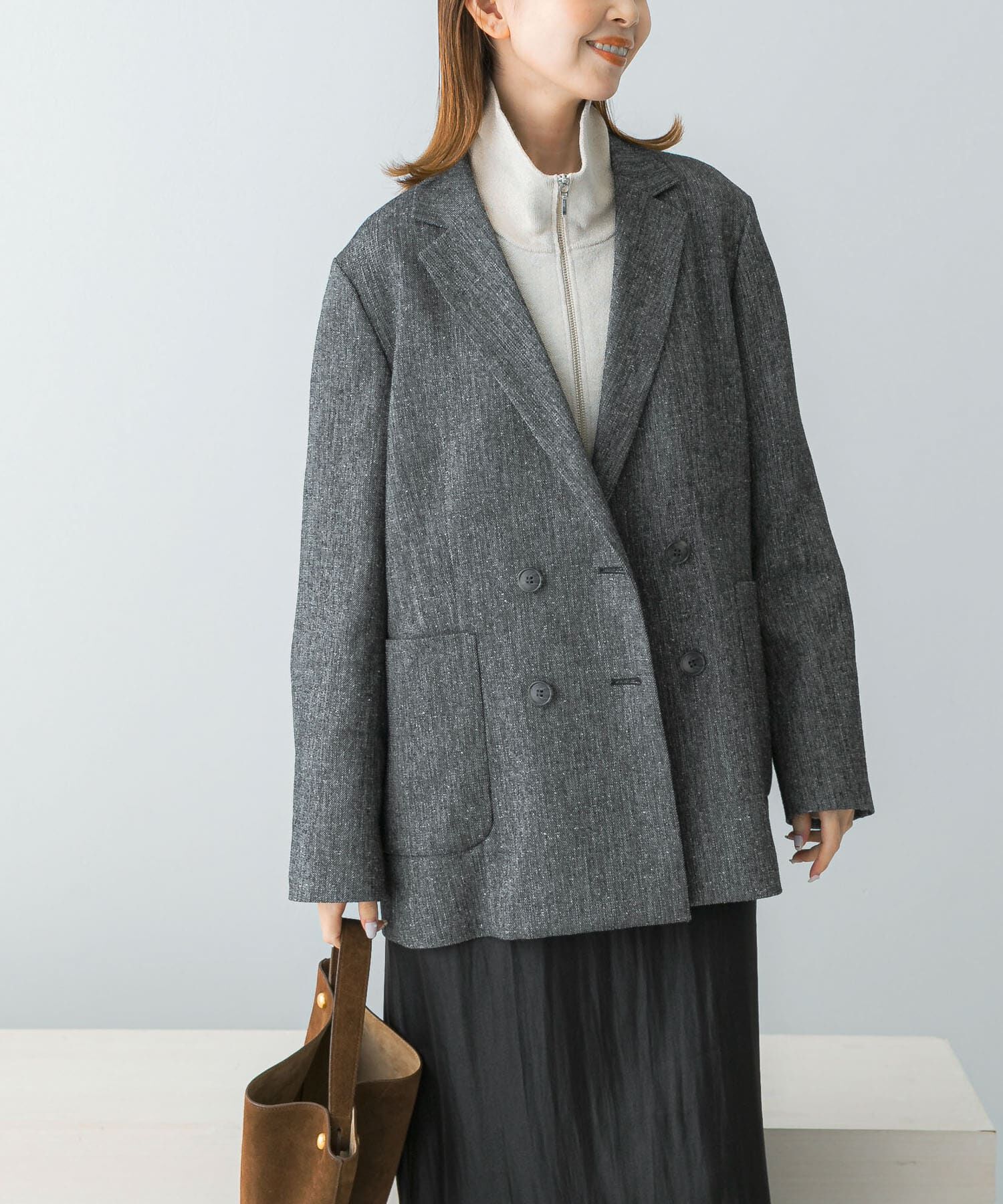 URBAN RESEARCH ROSSO「ハーフジップニット」|ニット・セーター|