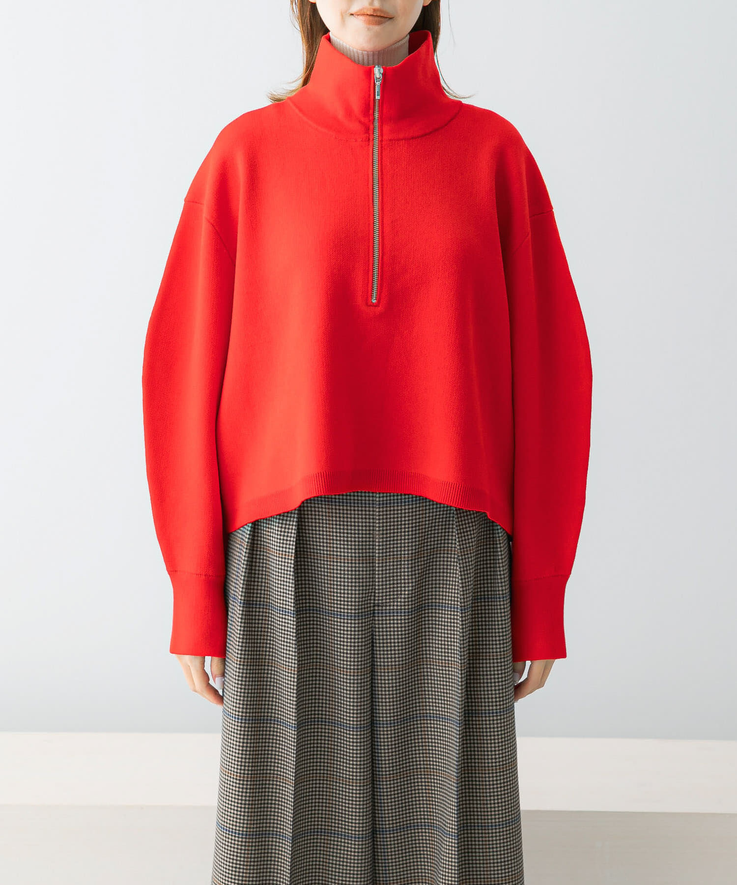 URBAN RESEARCH ROSSO「ハーフジップニット」|ニット・セーター|