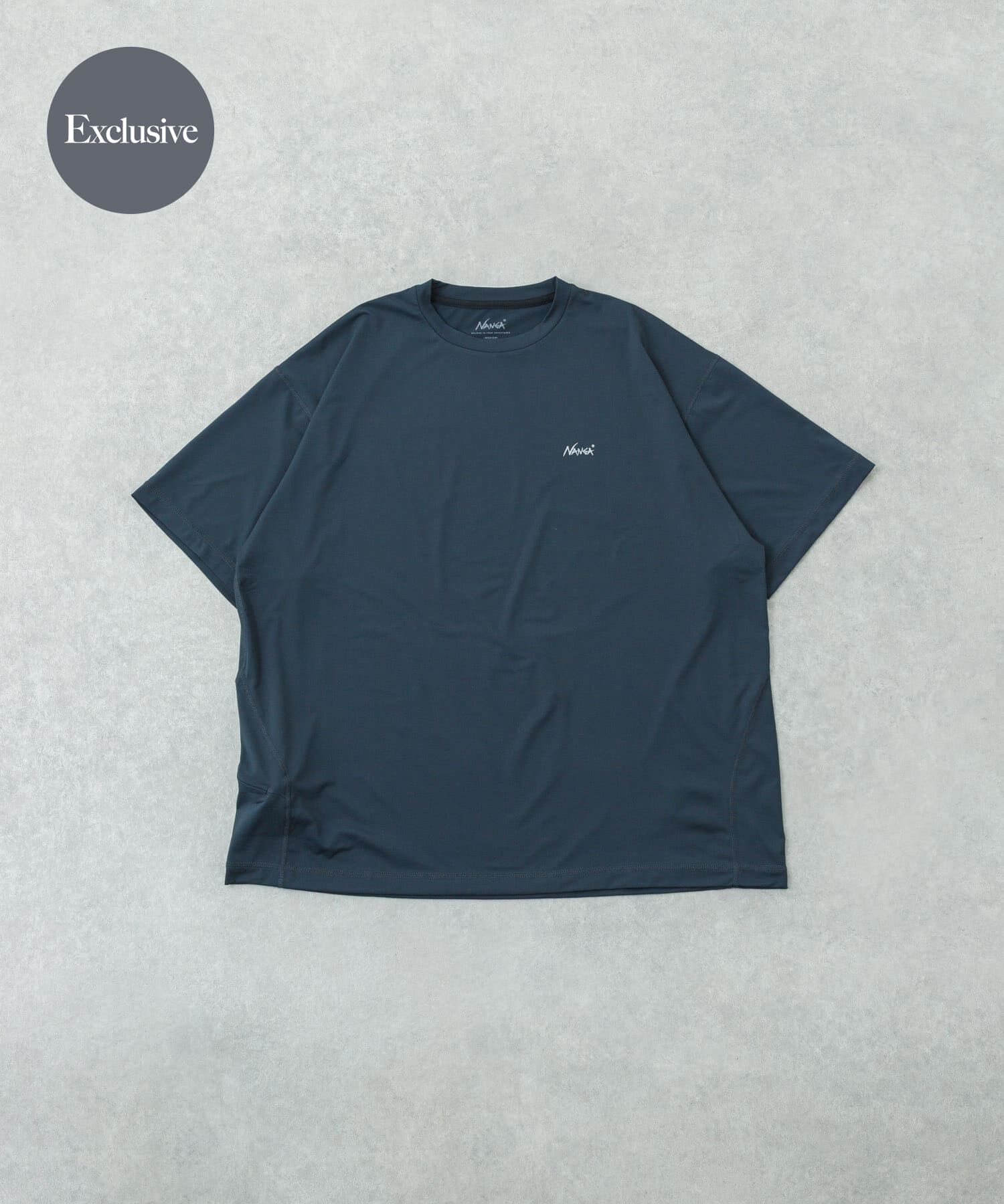 URBAN RESEARCH「『別注』NANGA&times;URBAN RESEARCH RASH GUARD SHORT-SLEEVE」|Tシャツ・カットソー|チャコールグレー