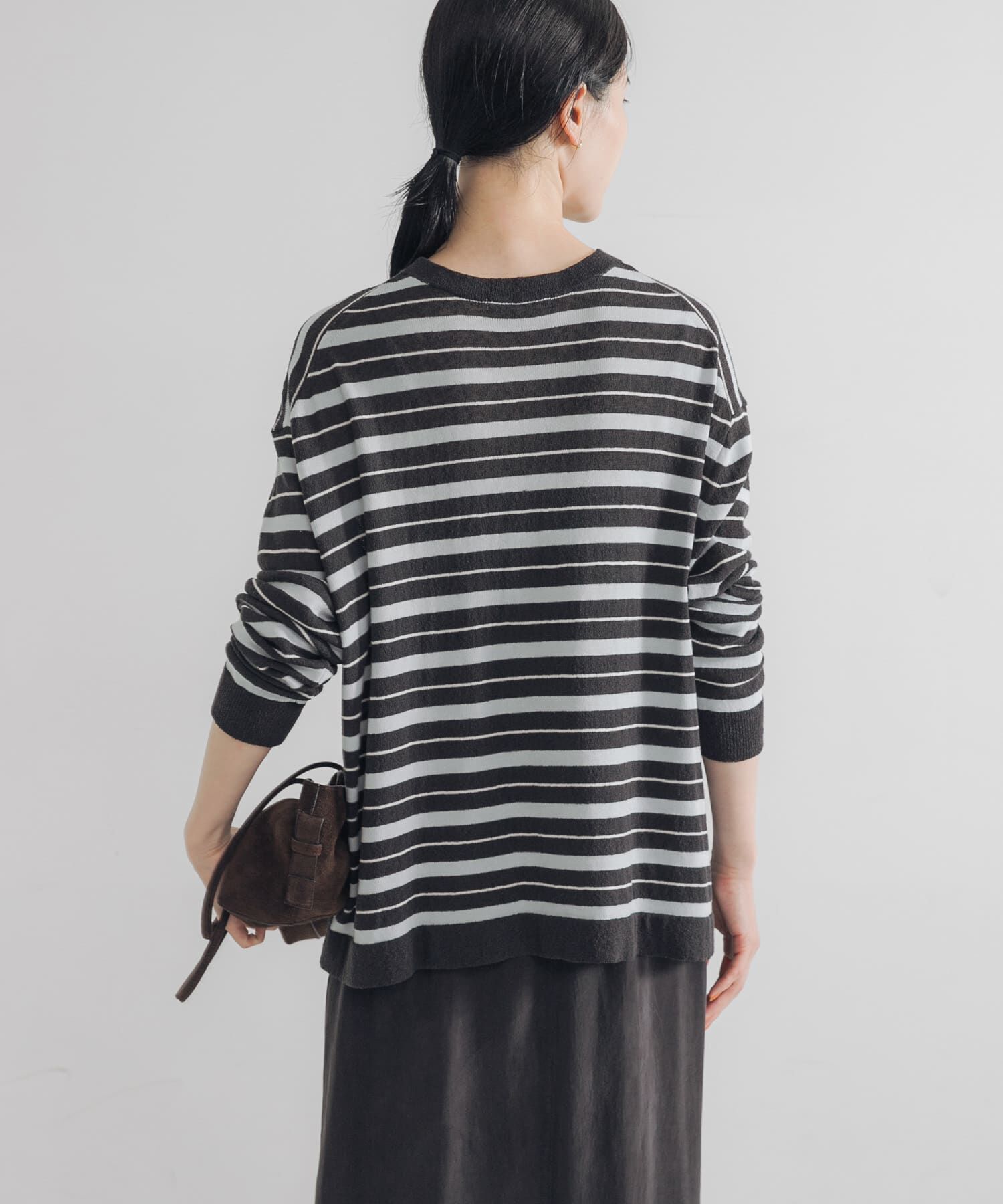 URBAN RESEARCH「マルチボーダークルーネックニット」|ニット・セーター|