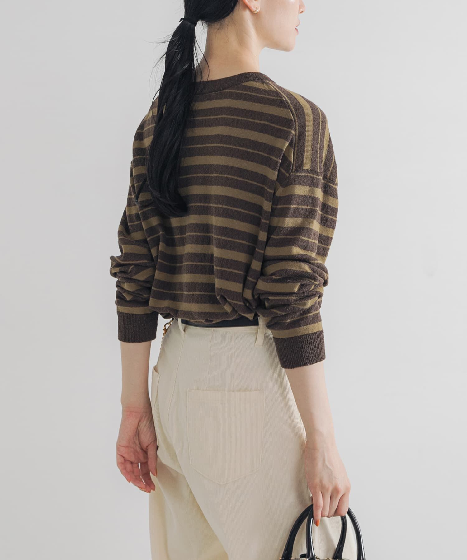 URBAN RESEARCH「マルチボーダークルーネックニット」|ニット・セーター|