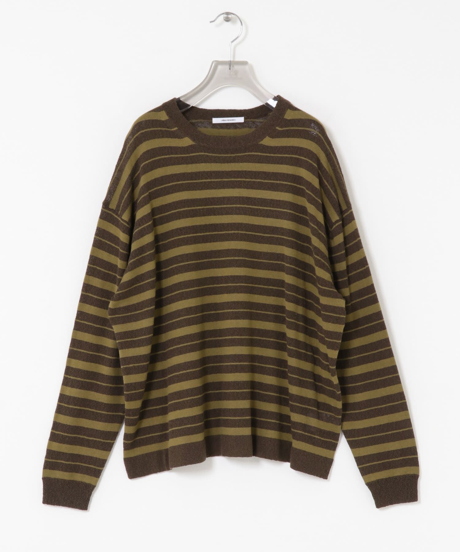 URBAN RESEARCH「マルチボーダークルーネックニット」|ニット・セーター|