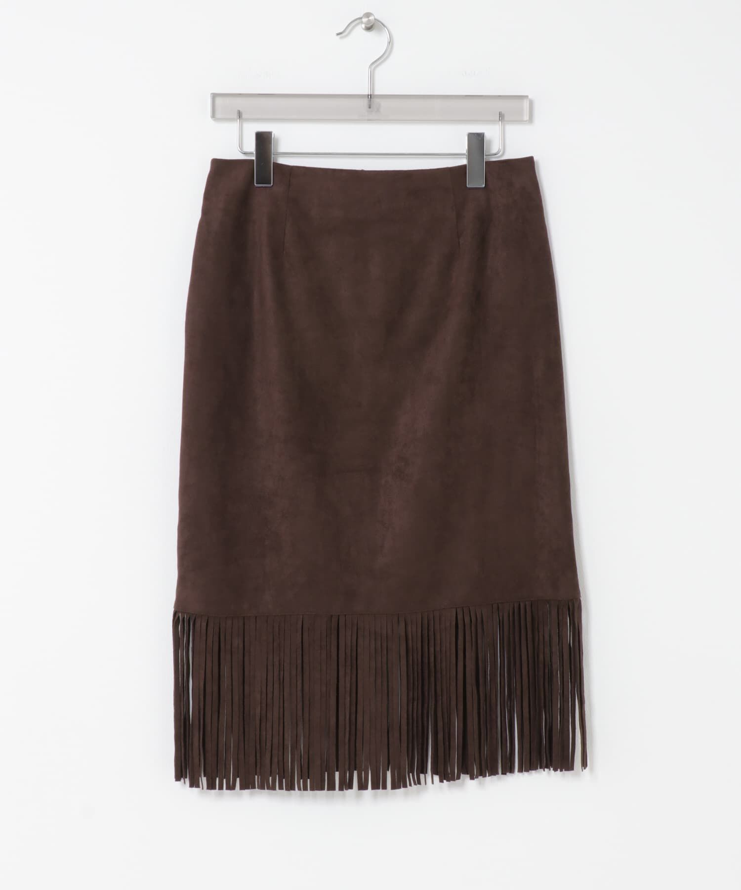 URBAN RESEARCH「スエードライクフリンジスカート」|スカート|