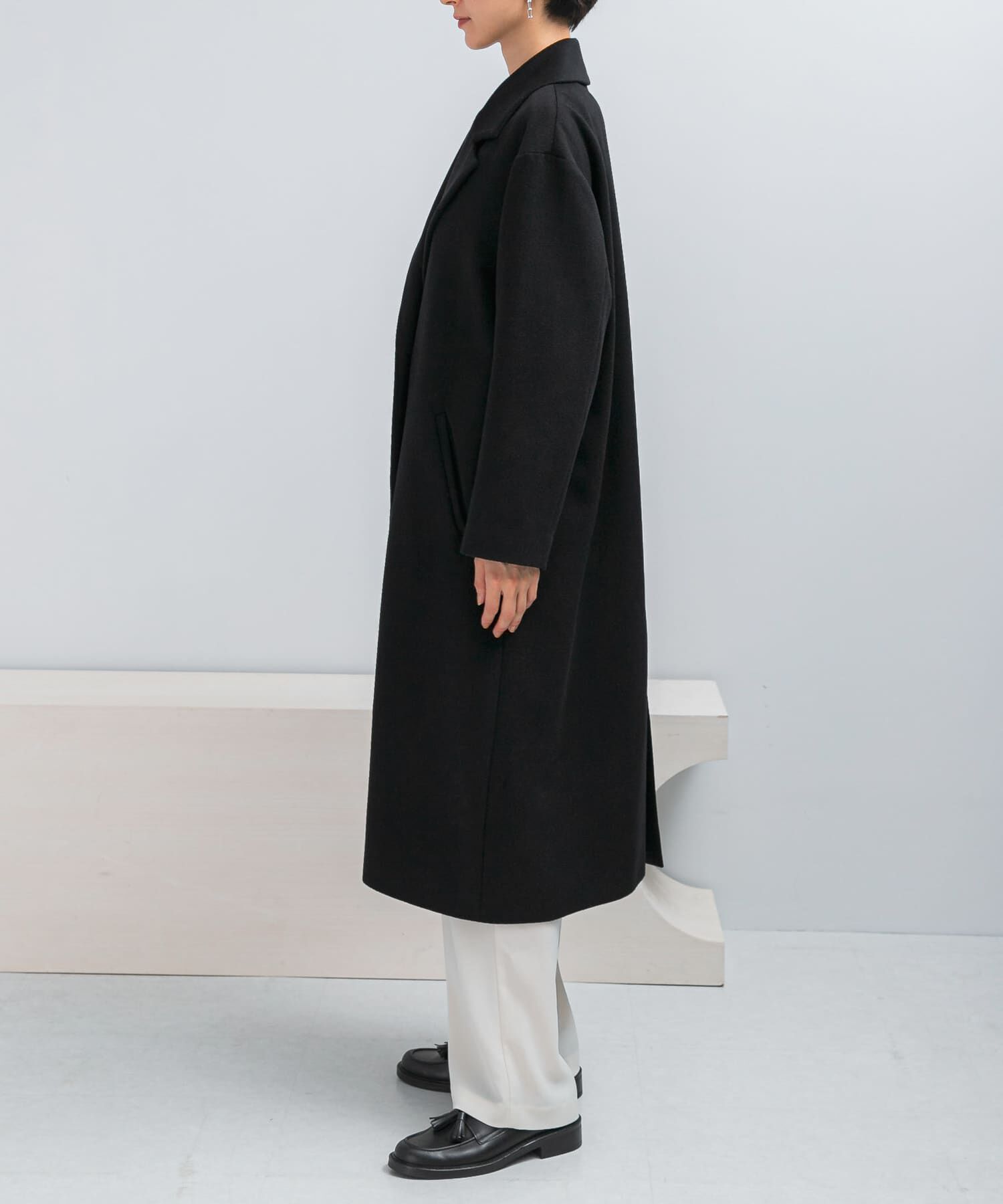 URBAN RESEARCH ROSSO「カシミヤビーバーチェスターコート」|チェスターコート|