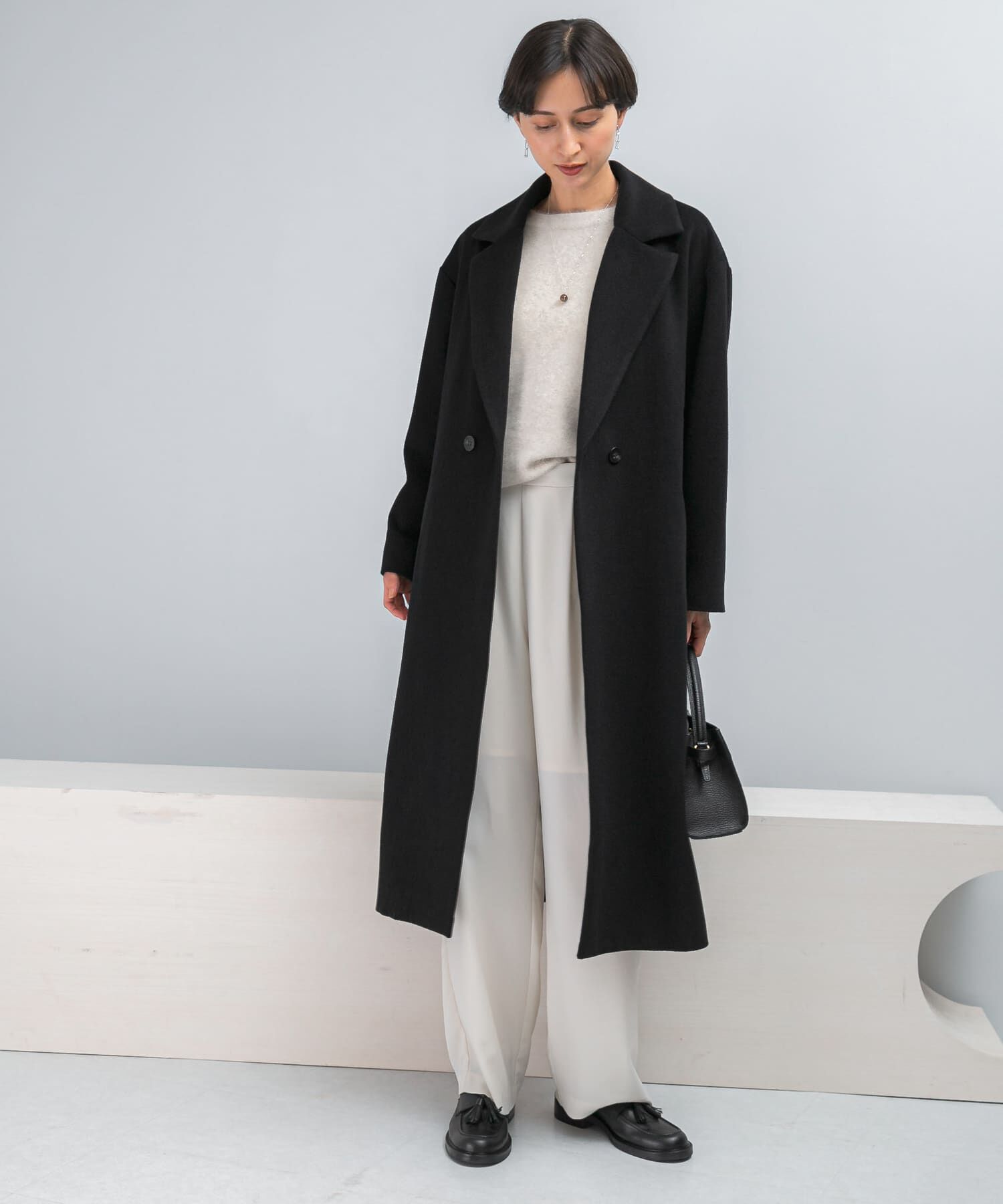 URBAN RESEARCH ROSSO「カシミヤビーバーチェスターコート」|チェスターコート|