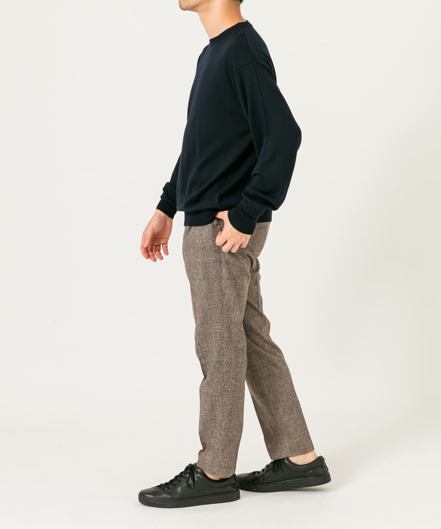 URBAN RESEARCH ROSSO「イタリア糸メリノウールクルーニット」|ニット・セーター|