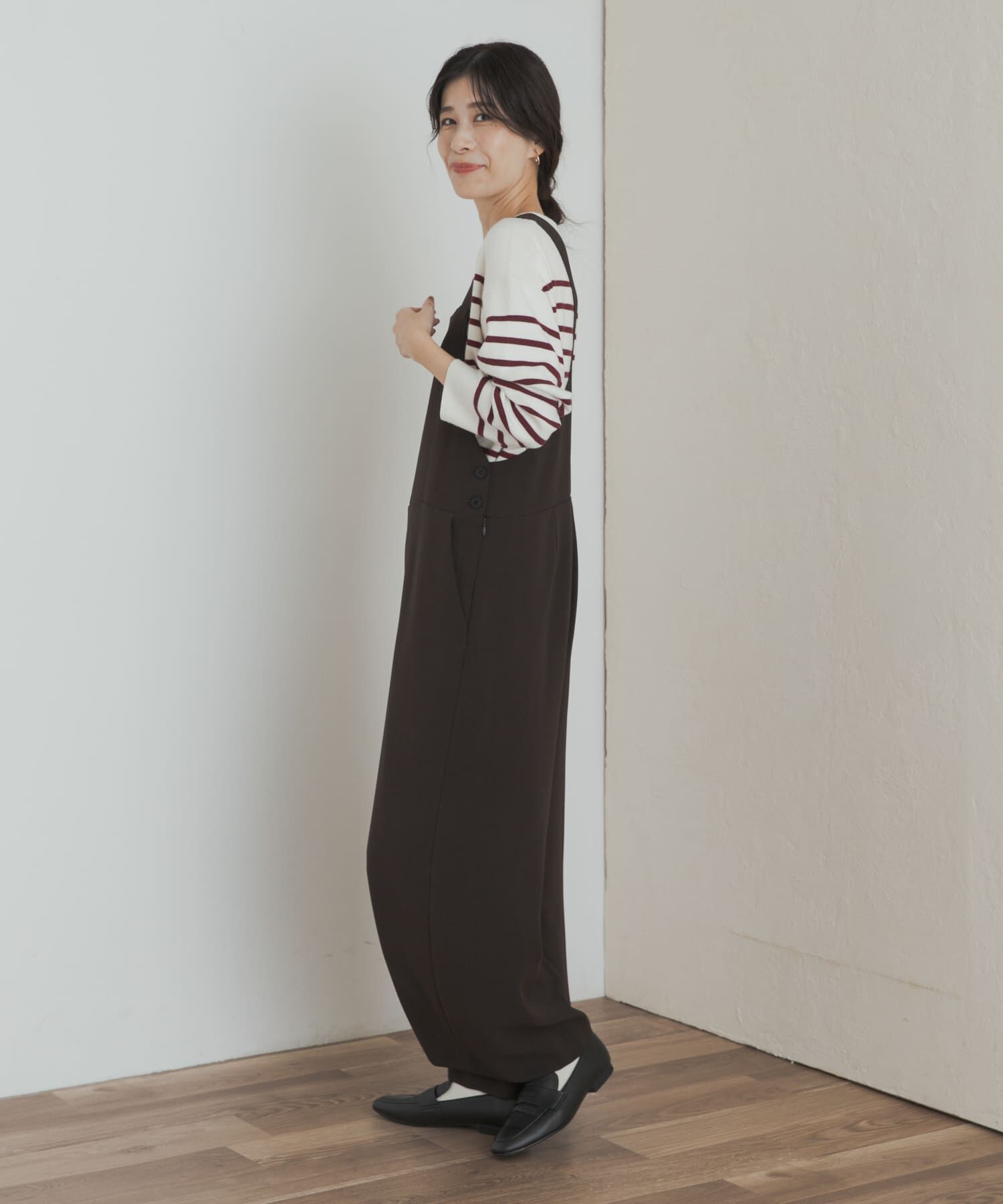 URBAN RESEARCH DOORS「リラックスイージーサロペット」|スカート|