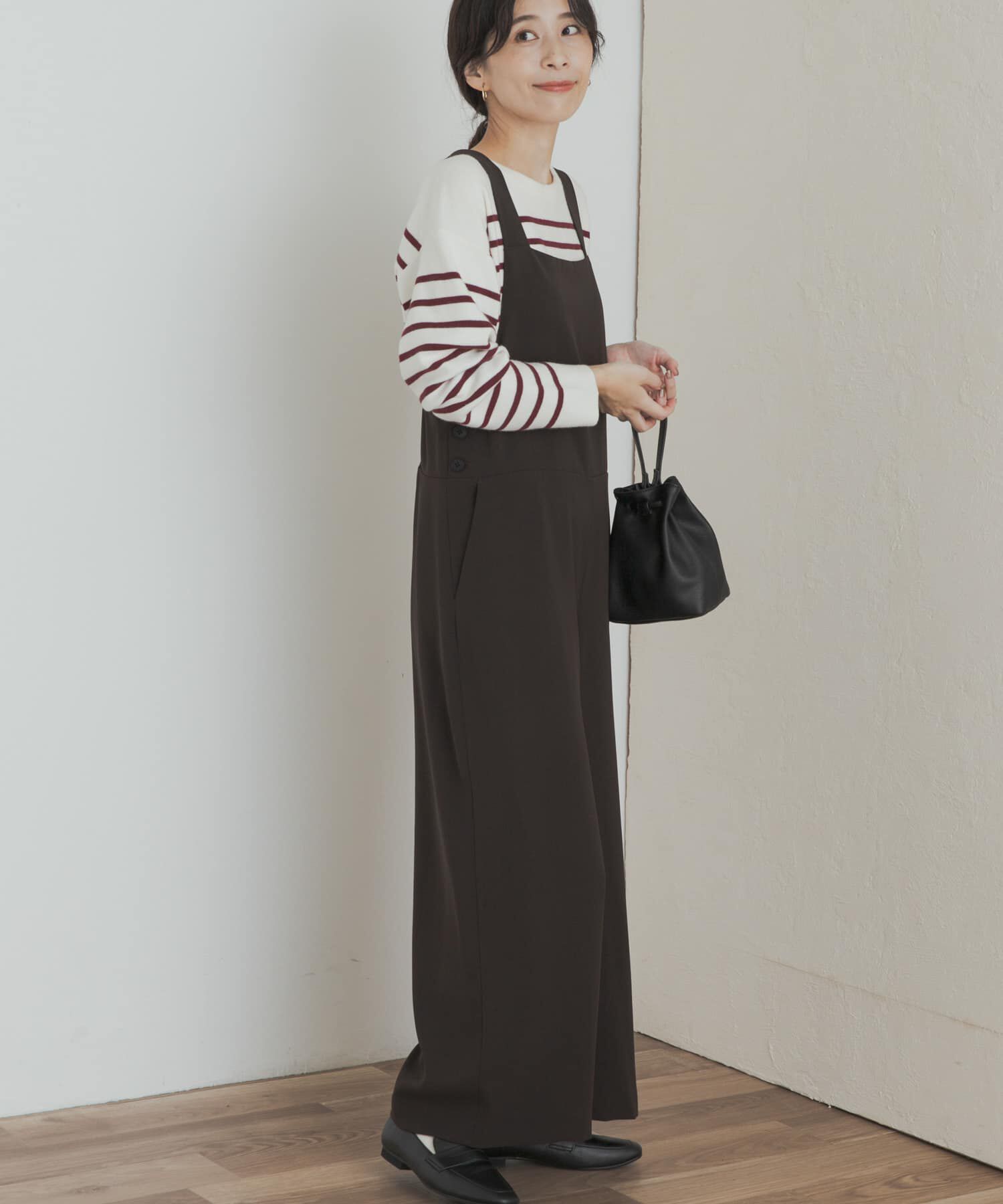 URBAN RESEARCH DOORS「リラックスイージーサロペット」|スカート|